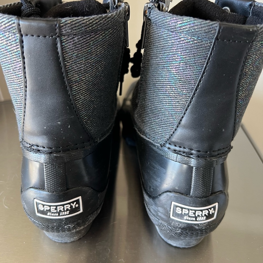 Sperry Shimmery Duck Boots